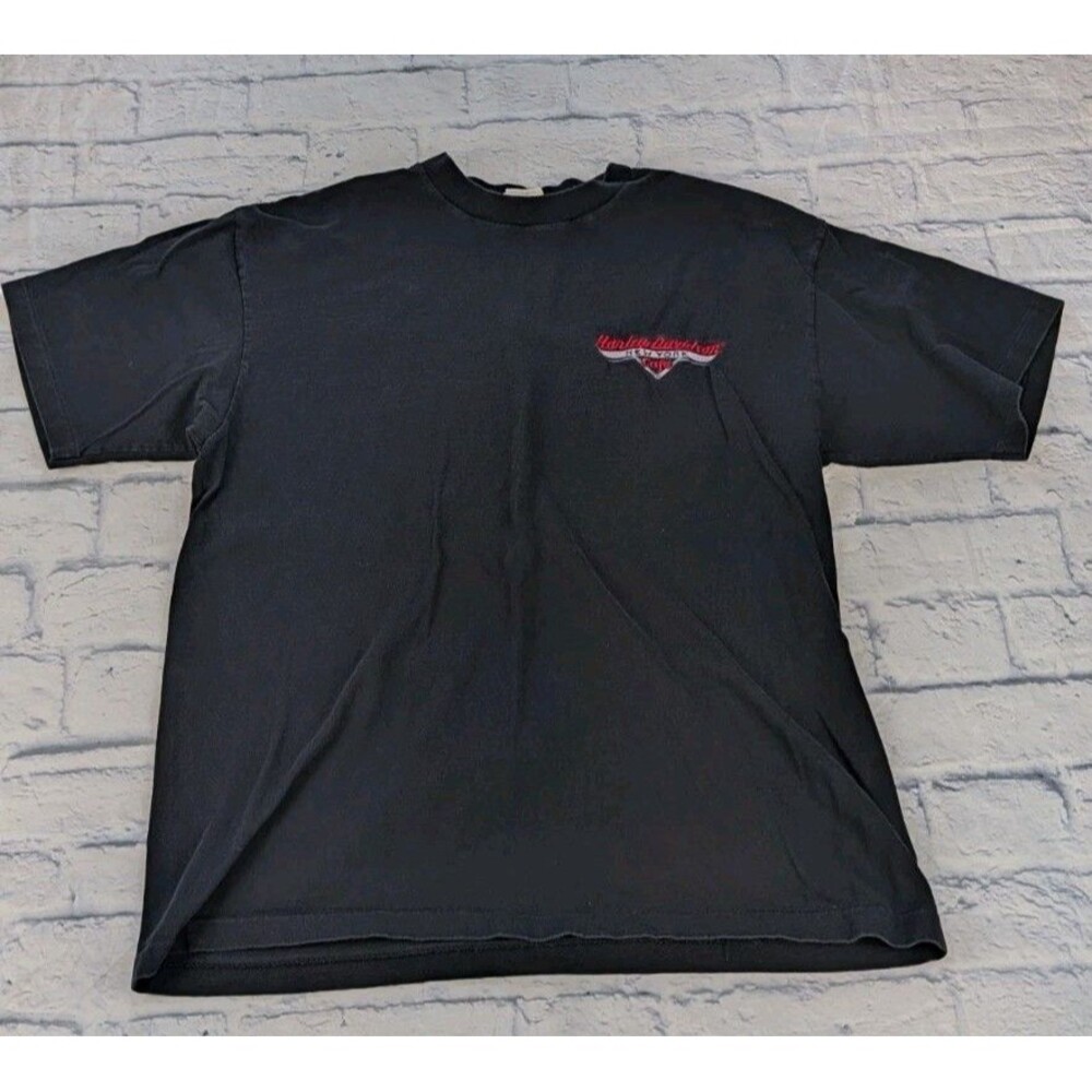 Vintage 90's Harley Davidson Cafe New York  SZ L Men's Shirt Single Stitch Tee